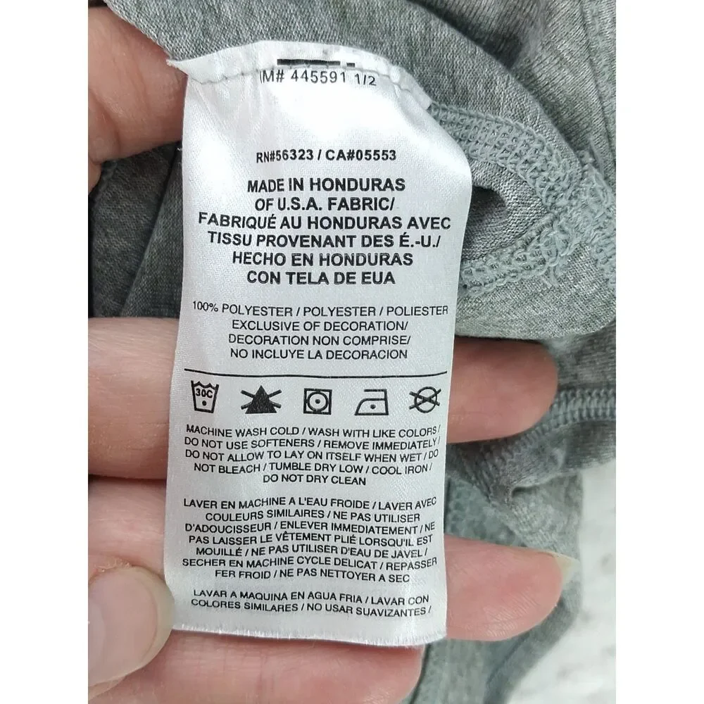 Nike Dri-Fit Slim Fit Women's Large Heather Gray Racerback Tank